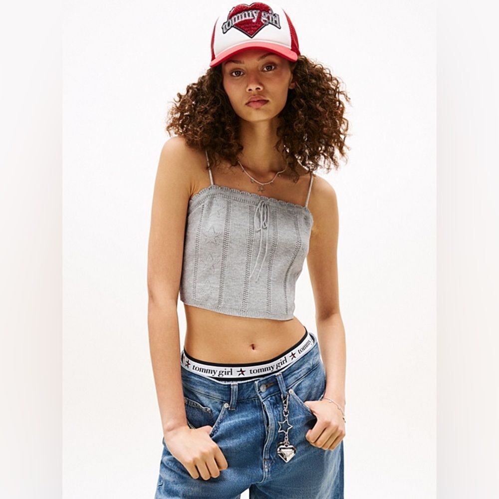 Tommy Hilfiger Tommy Girl Pointelle Star Cami Top